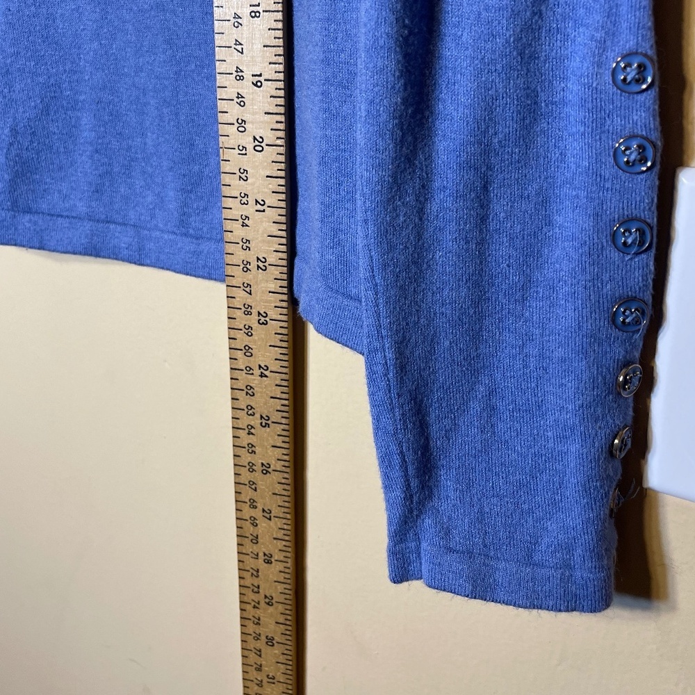 J. McLaughlin Blue Long Sleeve Top - Picture 8 of 9